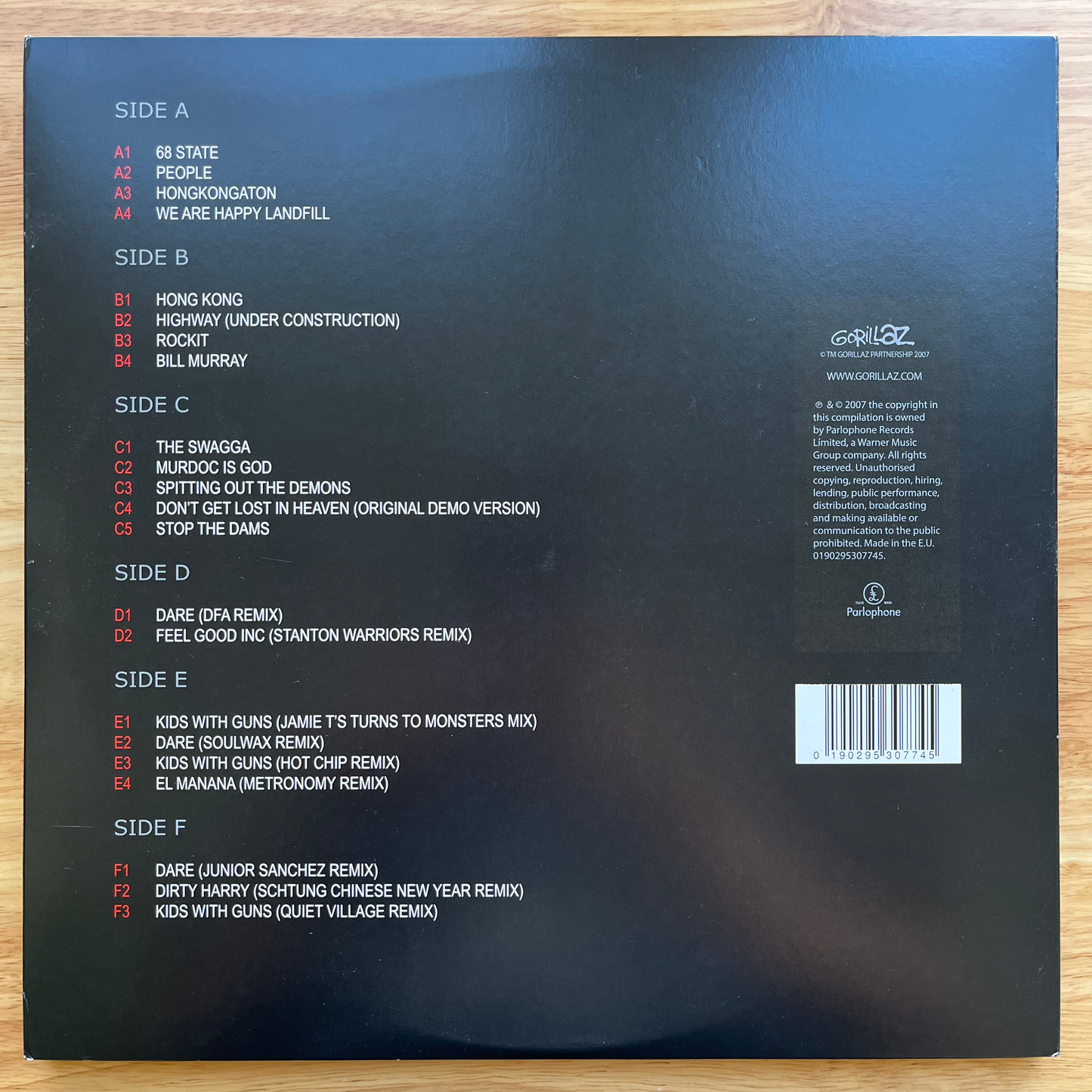 Gorillaz – D-Sides (Triple Vinyl)